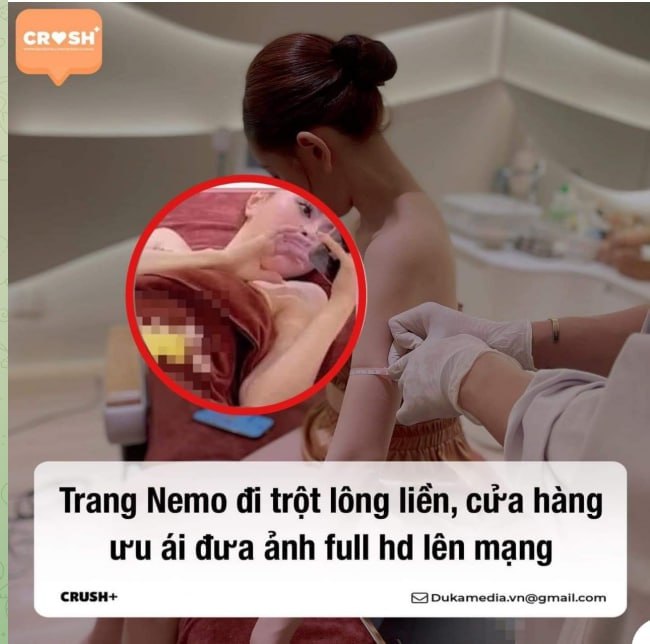 Clip Trang Nemo Đi Triệt Lông ở Spa